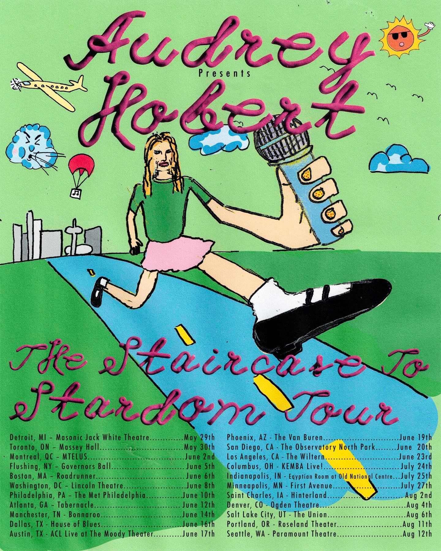 Audrey Hobert The Staircase To Stardom Tour Poster 2026