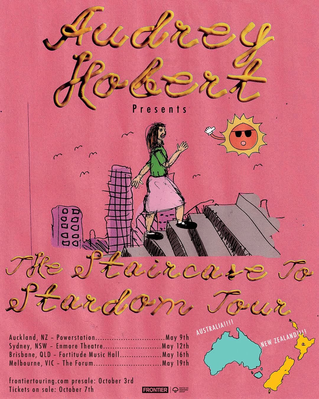 Audrey Hobert The Staircase To Stardom Tour Poster 2026